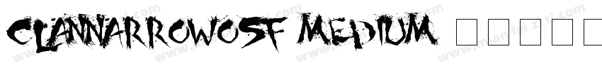 ClanNarrowOSF Medium字体转换